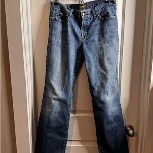 David Kahn Women's Boot Cut Jeans in Blue